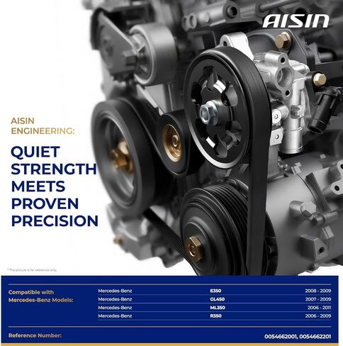 مضخة توجيه كهربائية AISIN AFTERMARKET PSPMB-00313 - متوافقة مع Mercedes-Benz E350 2008-2009، ML350 2006-2011، GL450 2007-2009، R350 2006-2009 - V6 3.5L V8 4.7L 5.5L in Kuwait