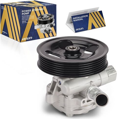مضخة توجيه كهربائية AISIN AFTERMARKET PSPCH-00498 - متوافقة مع Jeep Wrangler 2012-2017، Wrangler JK 2018 - V6 3.6L in Kuwait