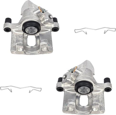 Autoround 196284 196285 فرجار الفرامل الخلفية مع دعامة تناسب Ford C-Max 2013-2018 / EcoSport 18-22 / Escape 13-16 / Focus 12-18، Mazda 3 2009-2013 / 3 Sport 10-13، كلا جانب السائق والراكب in Kuwait