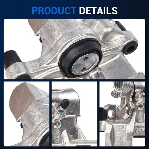Autoround 196284 196285 فرجار الفرامل الخلفية مع دعامة تناسب Ford C-Max 2013-2018 / EcoSport 18-22 / Escape 13-16 / Focus 12-18، Mazda 3 2009-2013 / 3 Sport 10-13، كلا جانب السائق والراكب in Kuwait