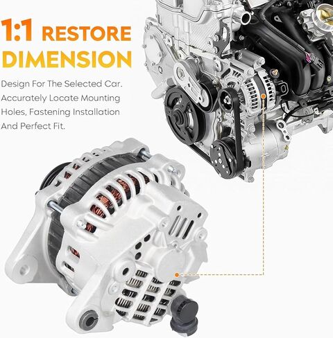 مولد كهربائي جديد 2.5 لتر متوافق مع Subaru Forester 03-05، Baja 03-06، Impreza 05، لـ Legacy 00-04 (ليس للتوربو)، ناقل يدوي لـ Saab 9-2x 05، لـ Outback 00-04 (00-02 يناسب النقل اليدوي فقط) in Kuwait