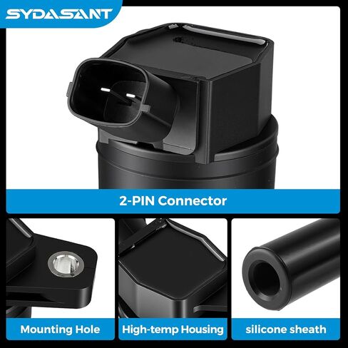 4 Ignition Coil Packs & Iridium Spark Plugs Compatible with 1.8L 2.0L 2012-2020 Hyundai Elantra Kia Soul, 2014-2020 Tucson, 2014-2018 Kia Forte L4 Replace for UF651 9686 C1804 in Saudi Arabia
