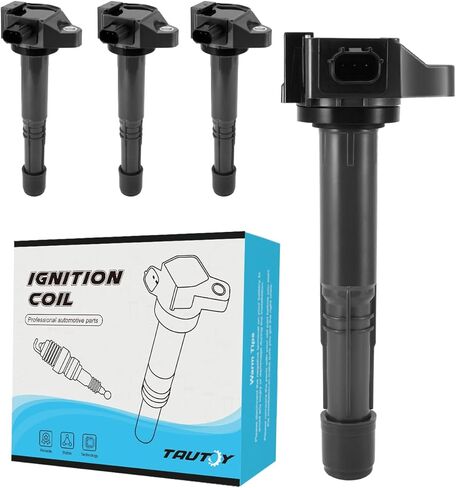 TAUTOY Set of 4 UF712 Ignition Coil Pack (2.4L ONLY) For Honda Accord 2013-2017,CR-V 2015-2019,For Acura ILX 2016-2020,TLX 2015-2020,Replace # GN10732 COP615 305205A2A01 178-8539 6732315 1788539 48893 in Kuwait