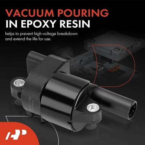 A-Premium Engine Ignition Coil Packs Compatible with Chevrolet Corvette Camaro Tahoe Express1500 2500 3500 GMC Yukon Sierra 2500 HD 3500 HD Cadillac 4-Pins in Kuwait
