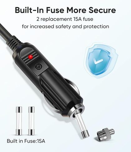 12V/24V Car Charger Cable Suitable for Bluetti EB55 AC2A AC70 AC50B Elite 200 100 V2,Portable XT60 Connector Solar Generator DC Power Adapter Cord Car Charging Cable Plug, 14AWG 2M/6.6Ft in Saudi Arabia