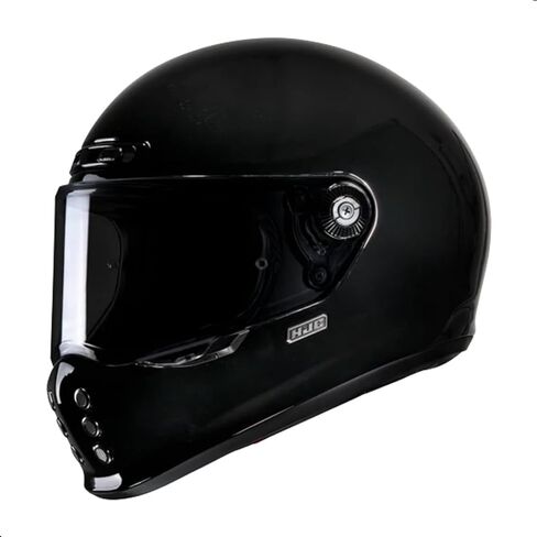 HJC V10 Solid Full Face Motorcycle Helmet with HJ-41 Pinlock Shield, DOT Approved (Black, XX-Large) in Kuwait