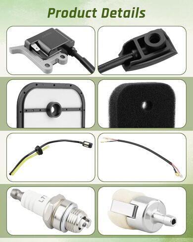 مجموعة ملف الإشعال 588142101 مناسبة لـ RedMax BCZ230TS BCZ260TS BCZ2460TS BCZ3060TS BCZ2450T GZ23N GZ25N GZ30N HEZ230F HEZ2460F CHTZ2400 SGCZ2460S SRTZ2460F Edger Brushcutter in Kuwait