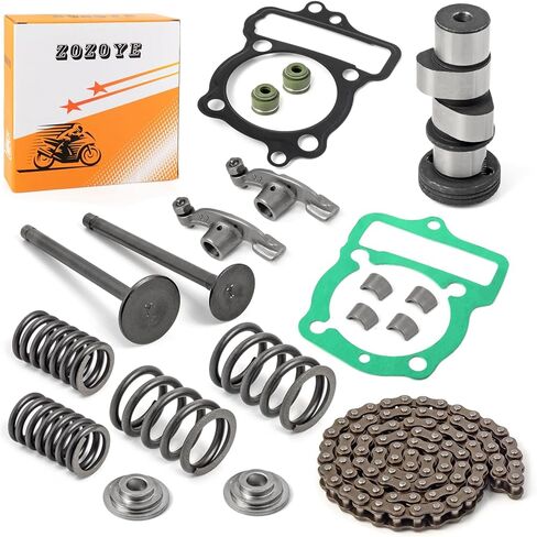 Camshaft Cam Chain Rocker Valve Arm Intake Exhaust Valves w/Seals Spring For HONDA XR100R CRF100F 1985-2013 XL100S 1979-1985 in Kuwait