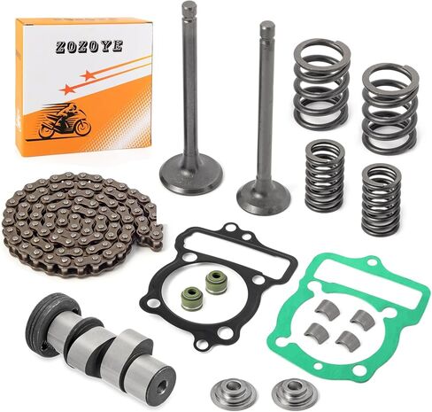 Camshaft Cam Chain Rocker Valve Arm Intake Exhaust Valves w/Seals Spring For HONDA XR100R CRF100F 1985-2013 XL100S 1979-1985 in Kuwait