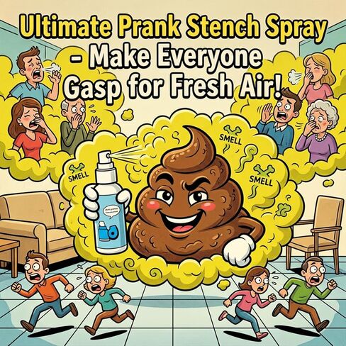 Hensgaukt Ultimate Stink Spray – Extra Strong Stink Bomb Spray for Pranks & Gag Gifts | Realistic Bad Gas Scent | Non-Toxic Stink Bomb for Kids Adults | Office Home Party in Saudi Arabia