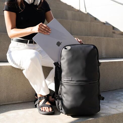 Pro Max Vacuum Rolling Backpack with Vacuum System and Charging Port, Carry On Luggage with Vacuum Seal Bag, Wheels, TSA Lock, Travel Suitcase with Vacuum Compression Bag for 17" Laptop in Saudi Arabia