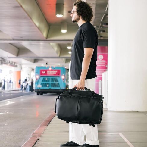 Pro Max Vacuum Rolling Backpack with Vacuum System and Charging Port, Carry On Luggage with Vacuum Seal Bag, Wheels, TSA Lock, Travel Suitcase with Vacuum Compression Bag for 17" Laptop in Saudi Arabia