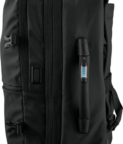 Pro Max Vacuum Rolling Backpack with Vacuum System and Charging Port, Carry On Luggage with Vacuum Seal Bag, Wheels, TSA Lock, Travel Suitcase with Vacuum Compression Bag for 17" Laptop in Saudi Arabia