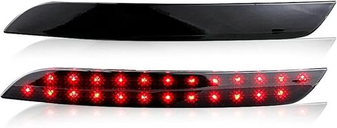 2pcs Rear Bumper Reflector LED Brake Light for BMW 5 Series F10 F11 F18 520i 530i 528i 535i 550i 535D xDrive 2014-2016 Smoke Lens in Saudi Arabia