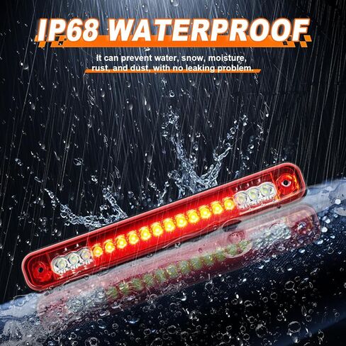 LED Rear Bumper 3rd Brake Light Cargo Lamp for 1988-1998 Chevy/GMC C1500 K1500,1988-2000 Chevrolet/GMC C2500 C3500 K2500 K3500, 94-98 Silverado, Center Cab High Mount Stop Lamp in Kuwait