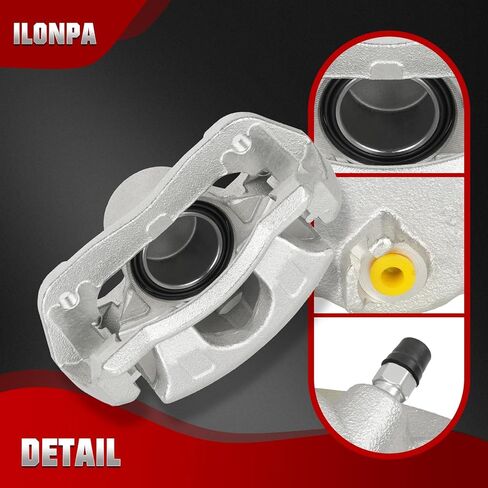 Front Disc Brake Caliper Assembly with Bracket fit for 2003-2017 Honda Accord, 2013-2021 Civic, 16 CR-Z, 2013-2015 Acura ILX, 2013-2014 Fit, Front Right/Left Caliper Set with 2PC, 19-B2660 19-B2661 in Kuwait