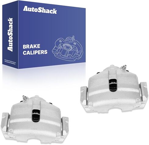 AutoShack Front Brake Calipers for Volkswagen, Jetta 2005-2018 Beetle 2012-2017 GTI 2006-2014 CC 2009-2017 Eos 2007-2016, FWD L4 2.0L L5 2.5L V6 3.2L 3.6L, Left and Right, Pair in Kuwait