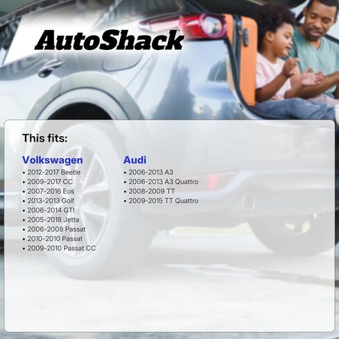 AutoShack Front Brake Calipers for Volkswagen, Jetta 2005-2018 Beetle 2012-2017 GTI 2006-2014 CC 2009-2017 Eos 2007-2016, FWD L4 2.0L L5 2.5L V6 3.2L 3.6L, Left and Right, Pair in Kuwait