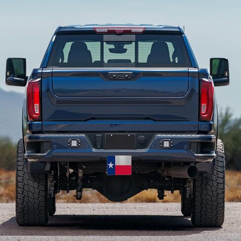 Texas State Flag Trailer Hitch Cover Plug Heavy Duty Stainless Steel US Patriotic United States Flag 2 Inch Standard TX in Saudi Arabia
