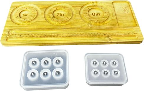 Daocaorenix Resin Bead Mold Set with Beading Board (Style A:12mm & 16mm Bead Molds + Large Beading Board) in Saudi Arabia