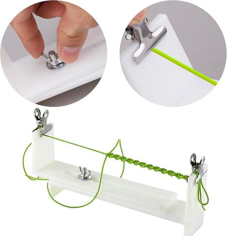 KWOYOS Bracelets Jig Maker, Adjustable Bracelet Braiding Tool with with 6 Colors Macrame Cords for Weaving DIY Craft Hand Bracelet Braiding Tools in Saudi Arabia