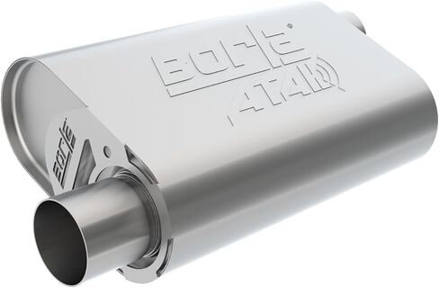 BORLA 400841 CrateMuffler for Chevrolet Small Block High Output 350/383/ 406 CID V8 3" Offset/Offset 14" x 4.35" x 9.10" Body ATAK. in Saudi Arabia