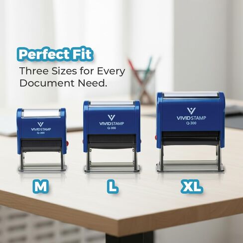 Reminder Self Inking Rubber Stamp (Blue Ink) - Medium in Saudi Arabia