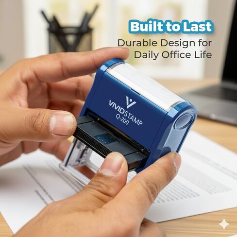 Reminder Self Inking Rubber Stamp (Blue Ink) - Medium in Saudi Arabia
