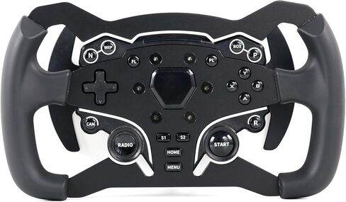 Generic Replacement Formula Steering Wheel Mod fit for MOZA Racing ES&ESX 280mm Wrapped with Rubber in Saudi Arabia