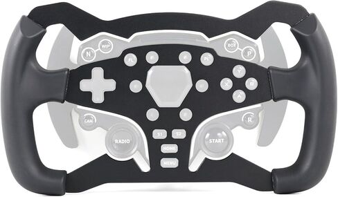 Generic Replacement Formula Steering Wheel Mod fit for MOZA Racing ES&ESX 280mm Wrapped with Rubber in Saudi Arabia