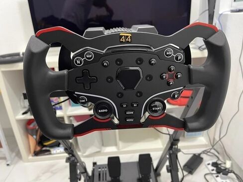 Generic Replacement Formula Steering Wheel Mod fit for MOZA Racing ES&ESX 280mm Wrapped with Rubber in Saudi Arabia