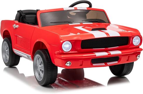 24V Ride on Toys, Officially Licensed Shelby GT350 2-Seater Electric Car for Kids, Ride on Car with Remote Control, Big Wheels for Kids 6+, Toddler Car for Boys & Girls in Saudi Arabia
