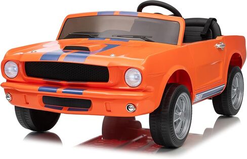 24V Ride on Toys, Officially Licensed Shelby GT350 2-Seater Electric Car for Kids, Ride on Car with Remote Control, Big Wheels for Kids 6+, Toddler Car for Boys & Girls in Saudi Arabia