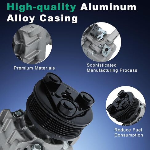 Air Conditioning Compressors Compatible with 2007-2008 CX-7 Automotive Replacement AC Compressor Replace OEM# 97471, EG2161K00, EGY16145Z Air Conditioning Compressor with Pre-Filled Oil in Saudi Arabia