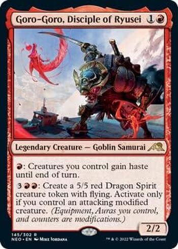 Magic: the Gathering - Goro-Goro, Disciple of Ryusei (145) - Kamigawa: Neon Dynasty in Kuwait