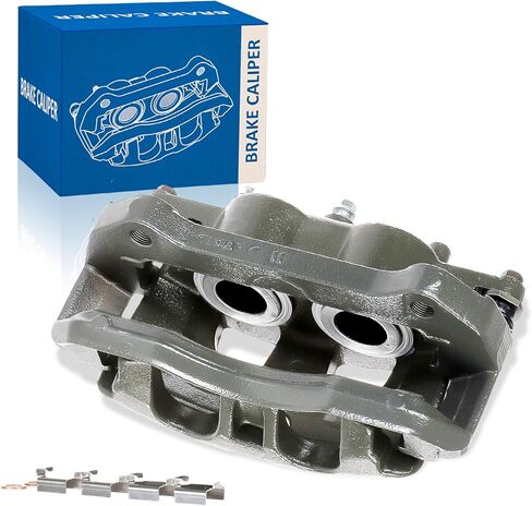 مجموعة فرجار الفرامل الأمامية اليمنى متوافقة مع 2012-2020 Ford F-150 2011-2013 Ford Lobo 6.2L 2015-2020 Ford Lobo 3.5L 5.0L قرص الفرامل الفرجار 18B5404 in Kuwait