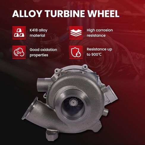 MOCA Turbo Turbocharger GT3782VA fits For Ford 2004 E350 Club Wagon 6.0L, 2004 E350 E450 F250 F350 F450 F550 Super Duty 6.0L in Kuwait