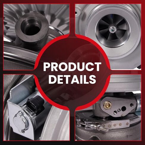 MOCA Turbo Turbocharger GT3782VA fits For Ford 2004 E350 Club Wagon 6.0L, 2004 E350 E450 F250 F350 F450 F550 Super Duty 6.0L in Kuwait