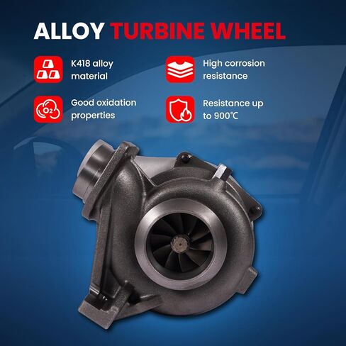 MOCA Low Pressure Turbo Turbocharger V2S Fits for 2008-2010 for Ford F-250/ F-350/ F-450/ F-550 Super Duty 6.4L in Kuwait