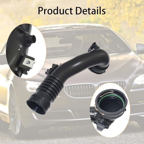 Air Turbo Induction Pipe Rear Duct with Sensor Compatible with BMW 535i 640i xDrive Gran Coupe 740i 740Li ActiveHybrid 5 7 X5 X6 3.0L Air Intake Hose Replacement for 13717609811 SK121304 in Saudi Arabia