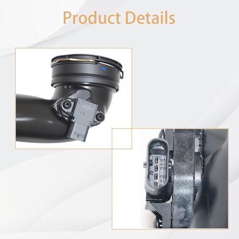Air Turbo Induction Pipe Rear Duct with Sensor Compatible with BMW 535i 640i xDrive Gran Coupe 740i 740Li ActiveHybrid 5 7 X5 X6 3.0L Air Intake Hose Replacement for 13717609811 SK121304 in Saudi Arabia