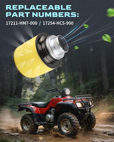 Air Filter & Air Cleaner Body Fit for Honda Foreman 400 450 TRX400FW TRX450 S/ES/FE/FM 1995-2004, Replace 17211-HM7-000 in Saudi Arabia