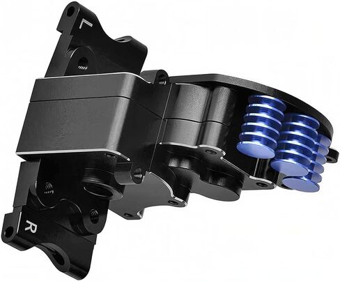 Aluminum Transmission Case Gearbox Housing Cover w/Motor Plate Upgrade Parts for 1/10 Slash 2WD Rustler Stampede Bandit 2WD RC Car, Replaces #3691. in Kuwait