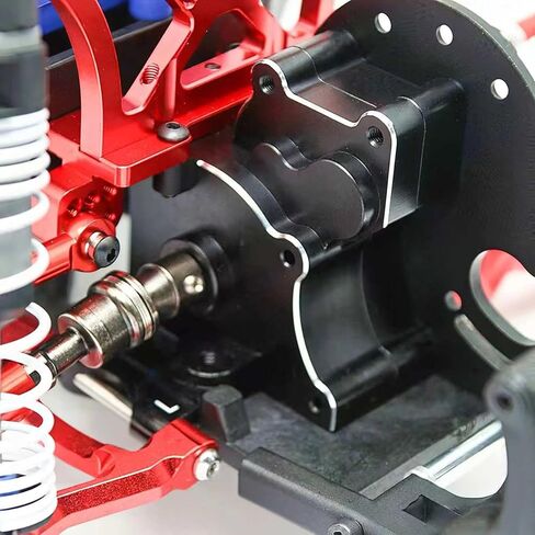 Aluminum Transmission Case Gearbox Housing Cover w/Motor Plate Upgrade Parts for 1/10 Slash 2WD Rustler Stampede Bandit 2WD RC Car, Replaces #3691. in Kuwait