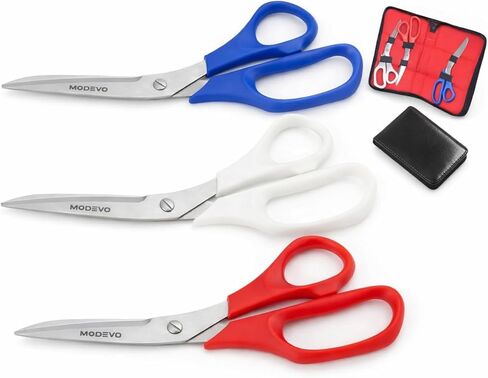 All-Purpose Scissors 3-Pack, Sharp 9-Inch Stainless Steel Kitchen Scissors for Home, Office & Crafting in Kuwait