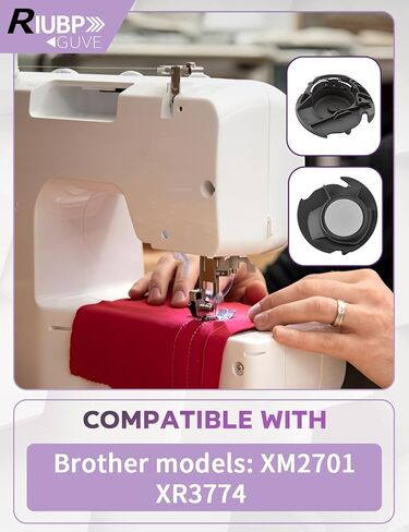 D01VV2001 Bobbin Case Fit for Brother XM2701 and XR3774 Home Sewing Machines, Black in Saudi Arabia