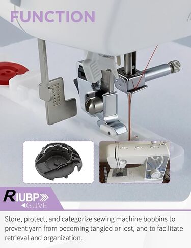 D01VV2001 Bobbin Case Fit for Brother XM2701 and XR3774 Home Sewing Machines, Black in Saudi Arabia