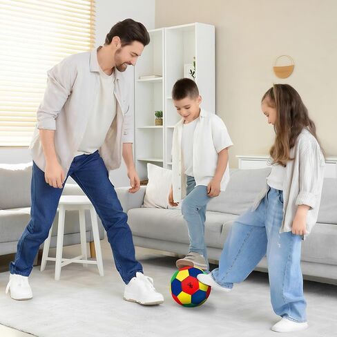 SZCXTOP Indoor Soccer Ball Size 4, Soft Low-Noise House Soccer Ball for Kids Teens in Saudi Arabia