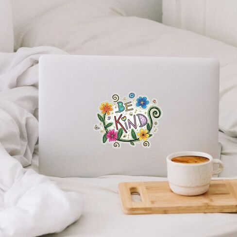 Be Kind Bumper Sticker 5 inch, Be Kind Car Decal, Removable Car Decals, Waterproof Decal for Waterbottle and Laptop – Indoor and Outdoor in Saudi Arabia