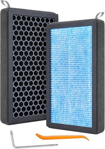 Cabin Air Filter Accessories for Tesla Model 3 Model Y(2016-2024/2025/2026 Juniper Highland),2 Pack HEPA Upgraded Replacement Filter 4-Stage Structure, Added Premium Activated Carbon in Kuwait
